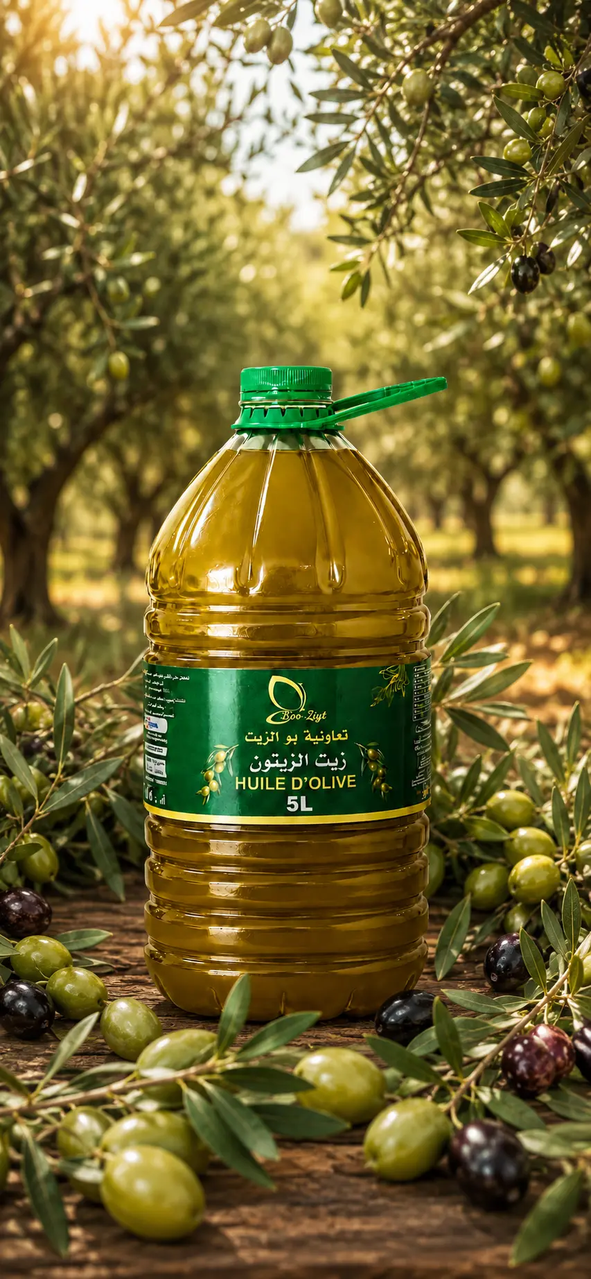 رحلة إنتاج زيت الزيتون الطبيعي